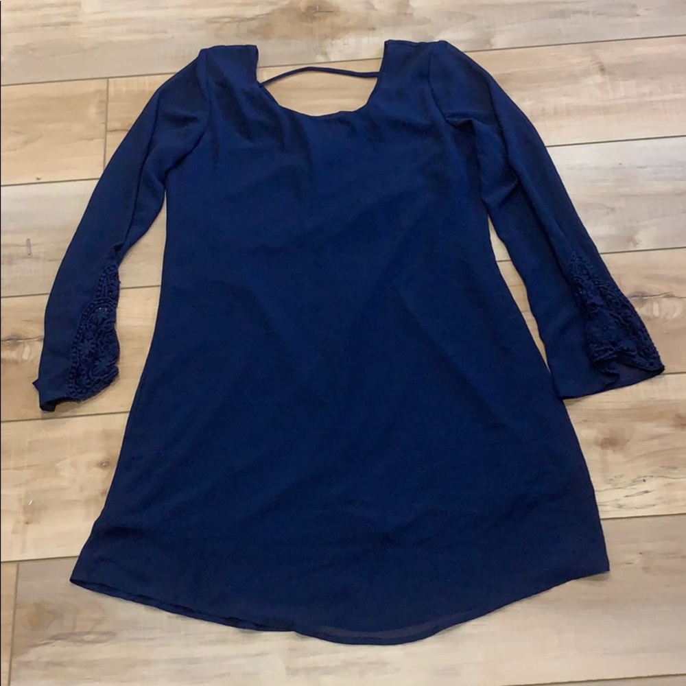 Cute Casual Navy Dress